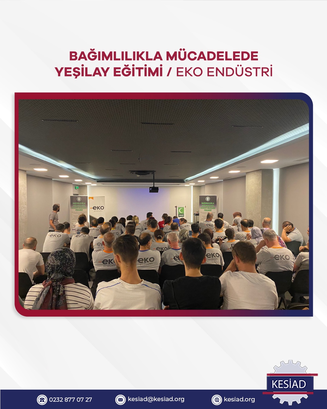 Şirket eğitimi - İş yerinde madde bağımlılığı önleme semineri